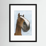Framed Nosy Pony© Kauto Star Print