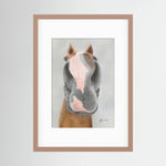 Framed Nosy Pony© Native River Print