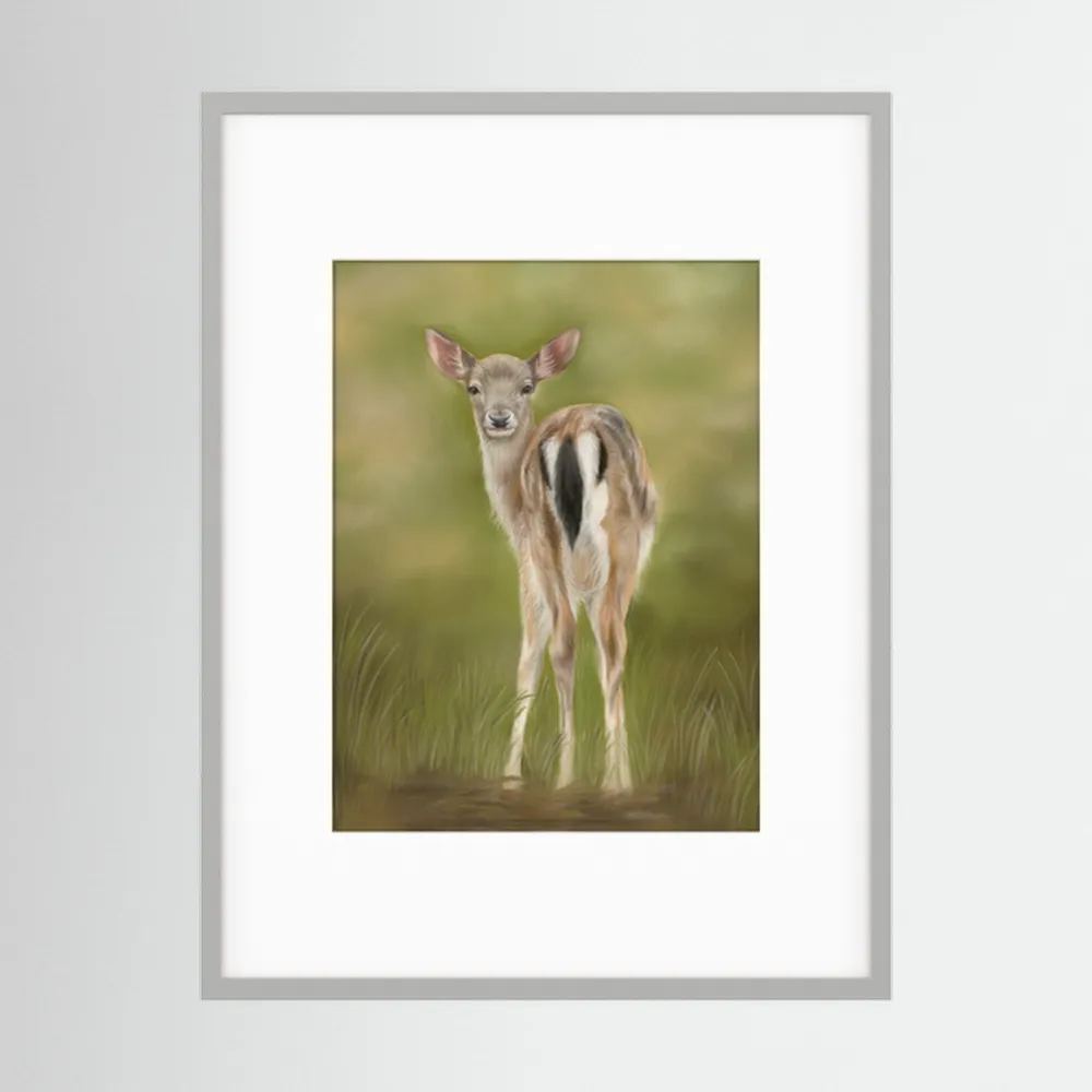 Fawn Paper Print